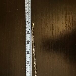 Elegant Gold-Tone Men's Rope Chain